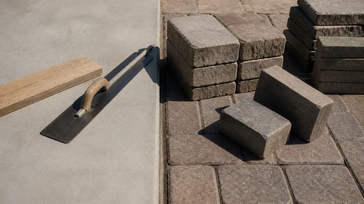 Concrete Patio vs Paver Costs: 2026 Comparison Guide