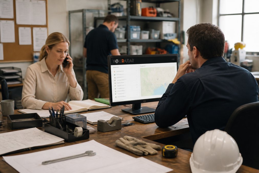 Step-by-step visual guide for Dispatcher for connecteam alternatives field technicians