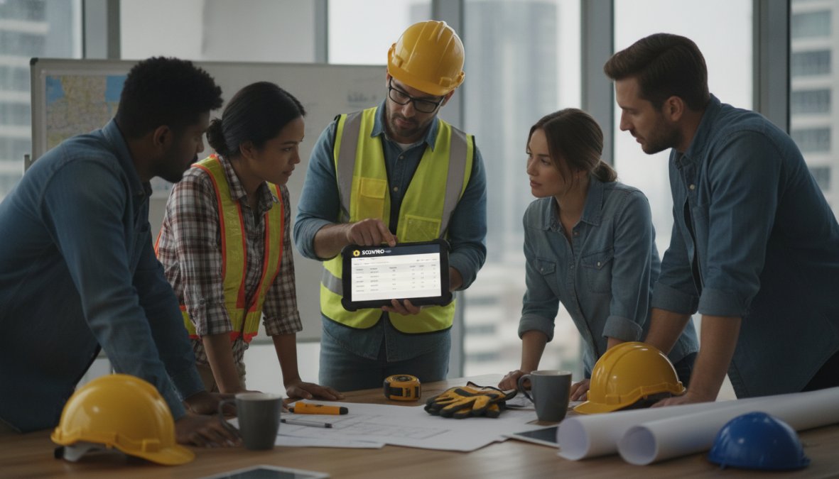 Step-by-step visual guide for job management software reviews