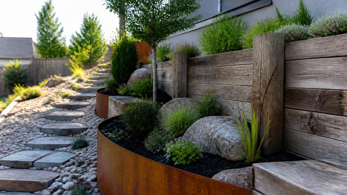 Cost Effective Retaining Wall Alternatives for Gardens