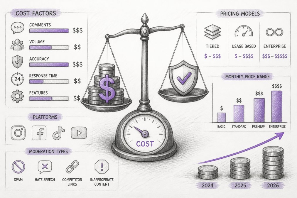Cost of AI Content Moderation Tools: 2026 Pricing Guide