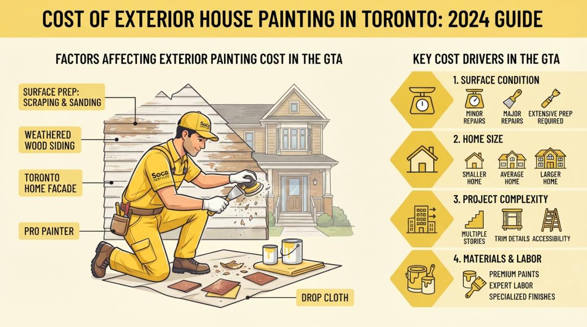Software tools interface for cost of exterior house painting in Toronto