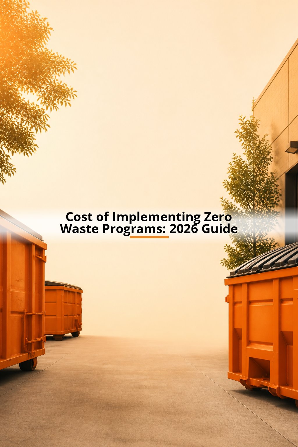 Cost of Implementing Zero Waste Programs: 2026 Guide