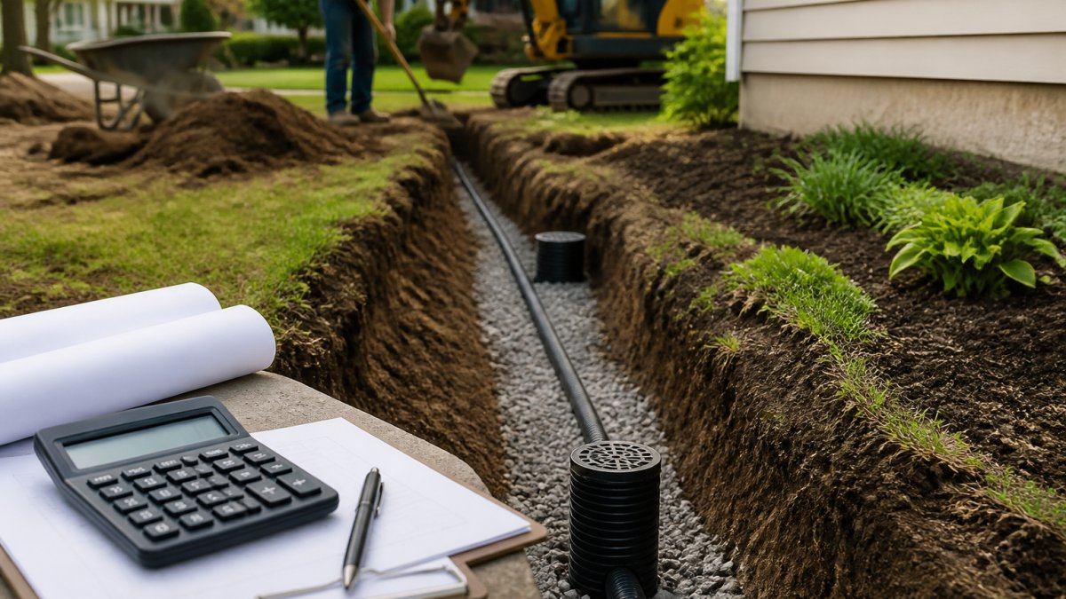 Cost of Professional Yard Drainage Installation