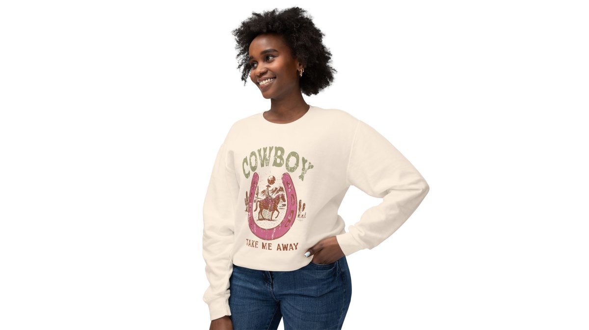 Cowboy 'Take Me Away' Crewneck Sweatshirt