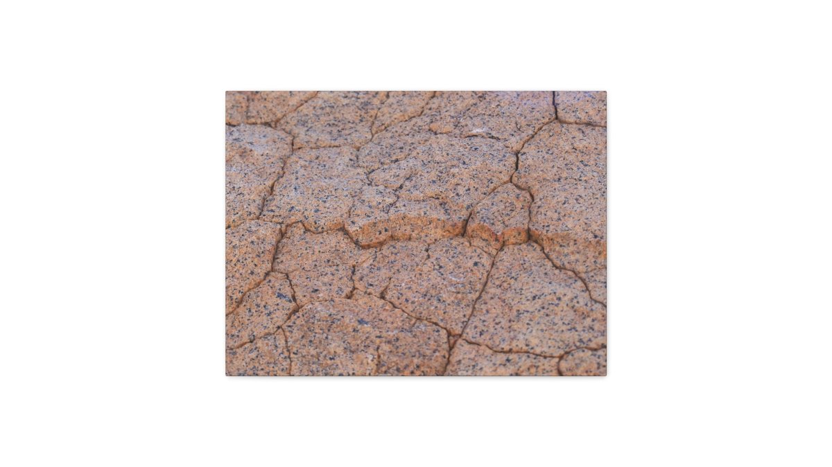 Cracked Earth's Whispers - Unique Frameless Canvas Wall Art