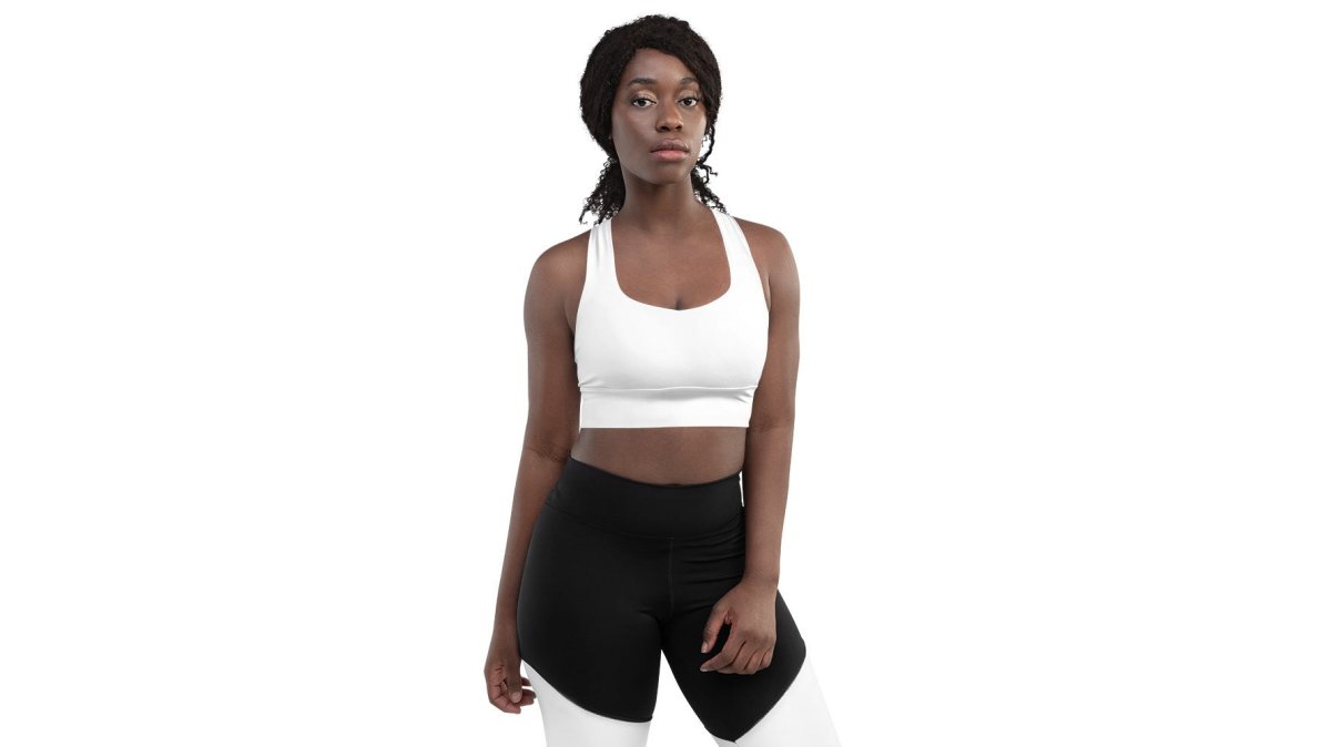 Create Your Own All-Over Print Longline Sports Bra