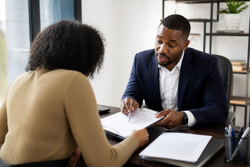 Professional illustration showing Professional for credit repair alternatives