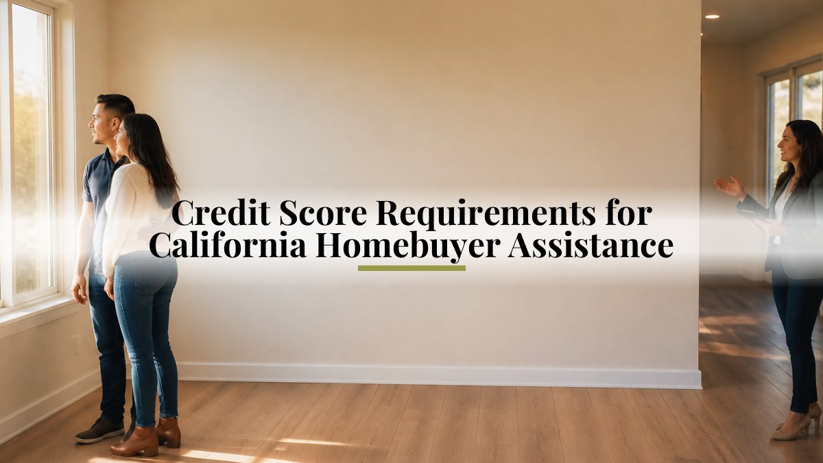 Credit Score Requirements for California Homebuyer Assistance
