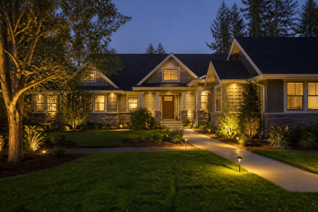 Curb Appeal Lighting Increases Home Value