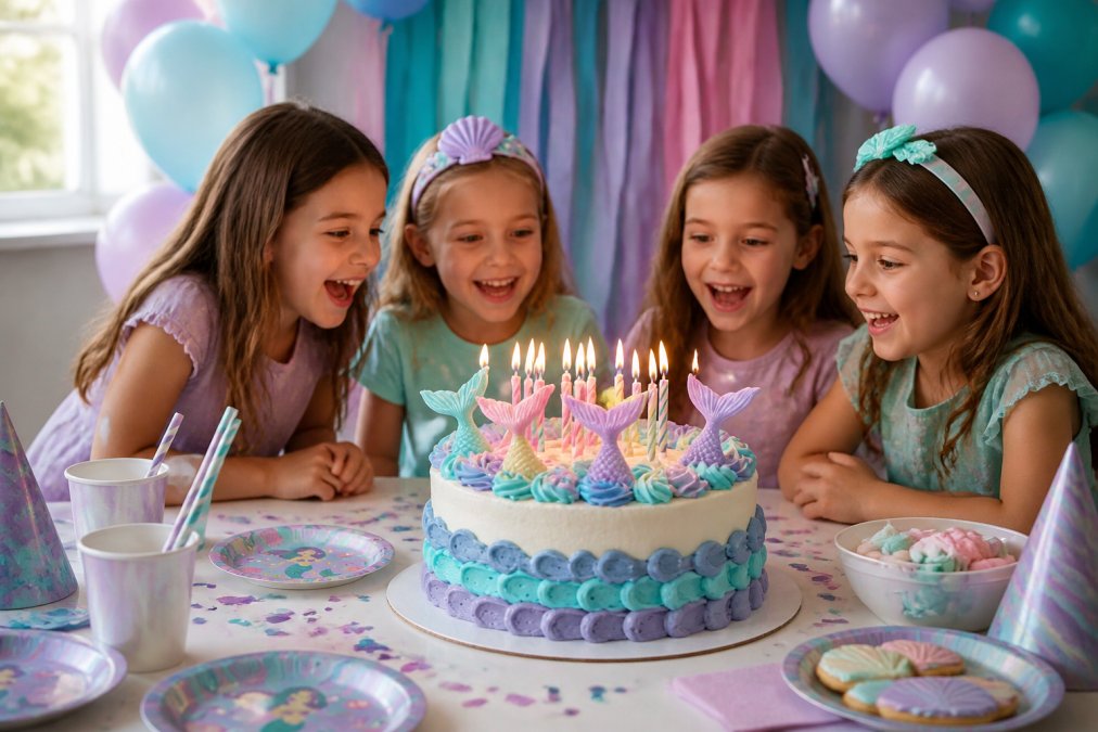 Professional illustration showing beautifully and decorated and birthday concepts for custom birthday cake toppers