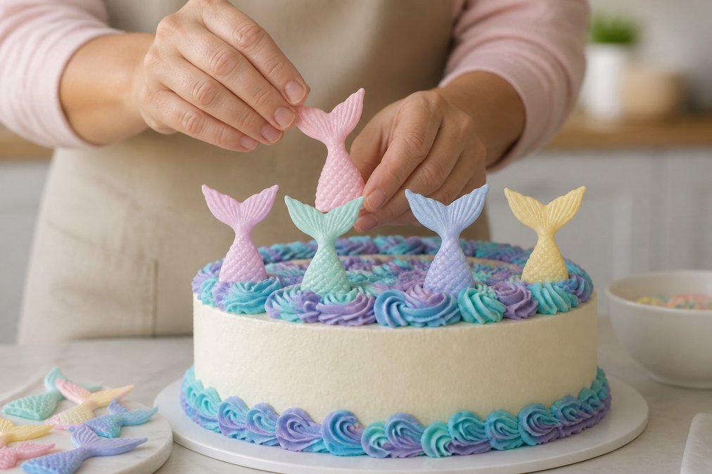 Step-by-step visual guide for custom birthday cake toppers
