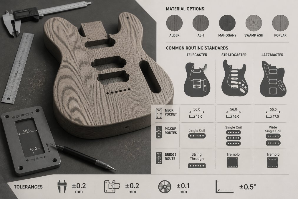 Software tools interface for custom guitar body shop uk