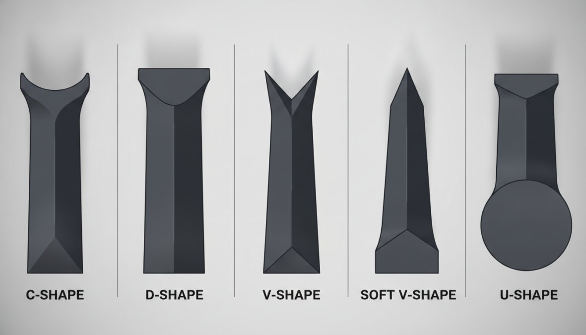 Professional illustration showing neck profile guide