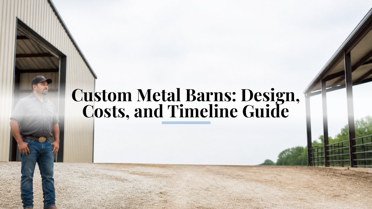 Custom Metal Barns: Design, Costs, and Timeline Guide