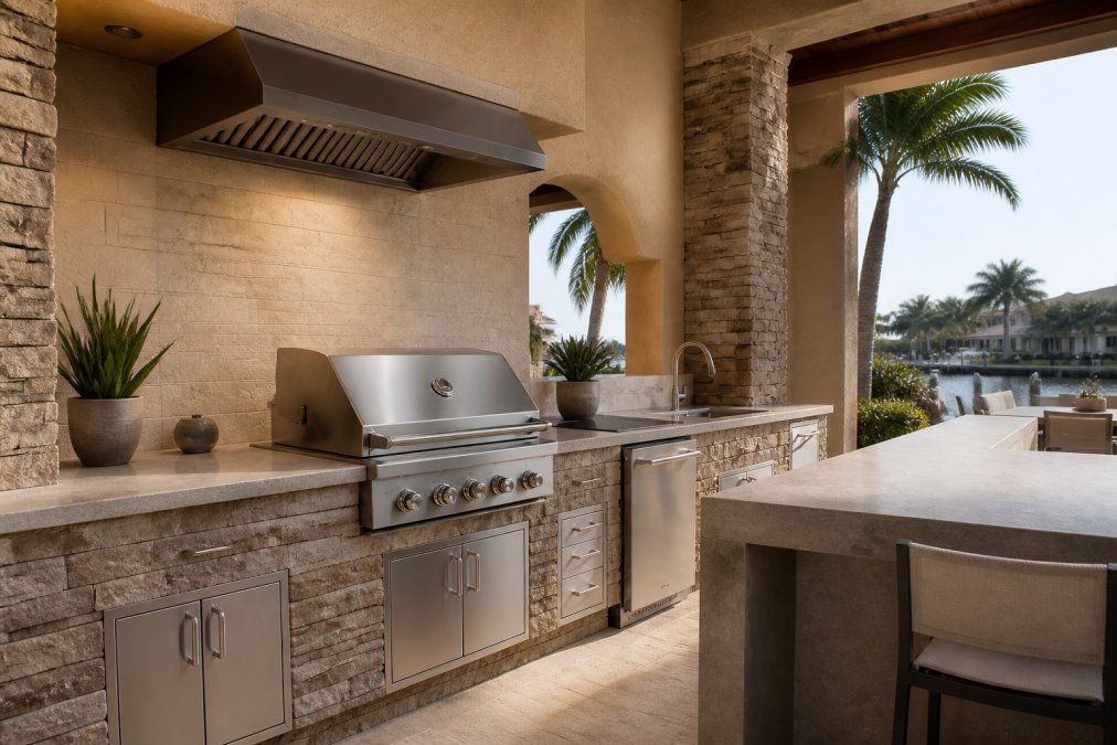 Custom Outdoor Kitchen Design Ideas for Luxury Homes