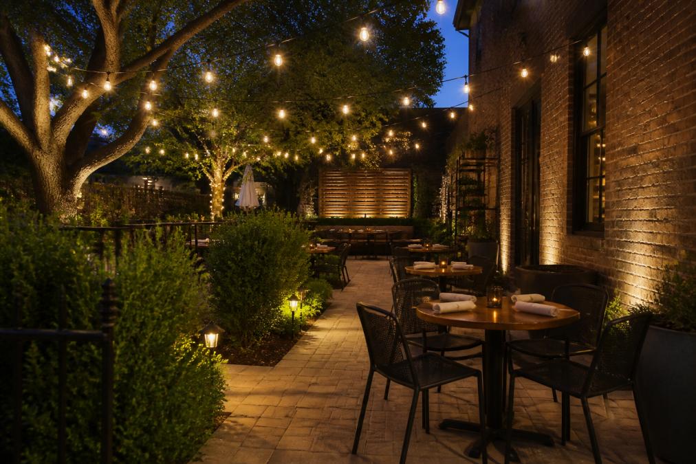 Custom Outdoor Lighting for Small Restaurant Patios
