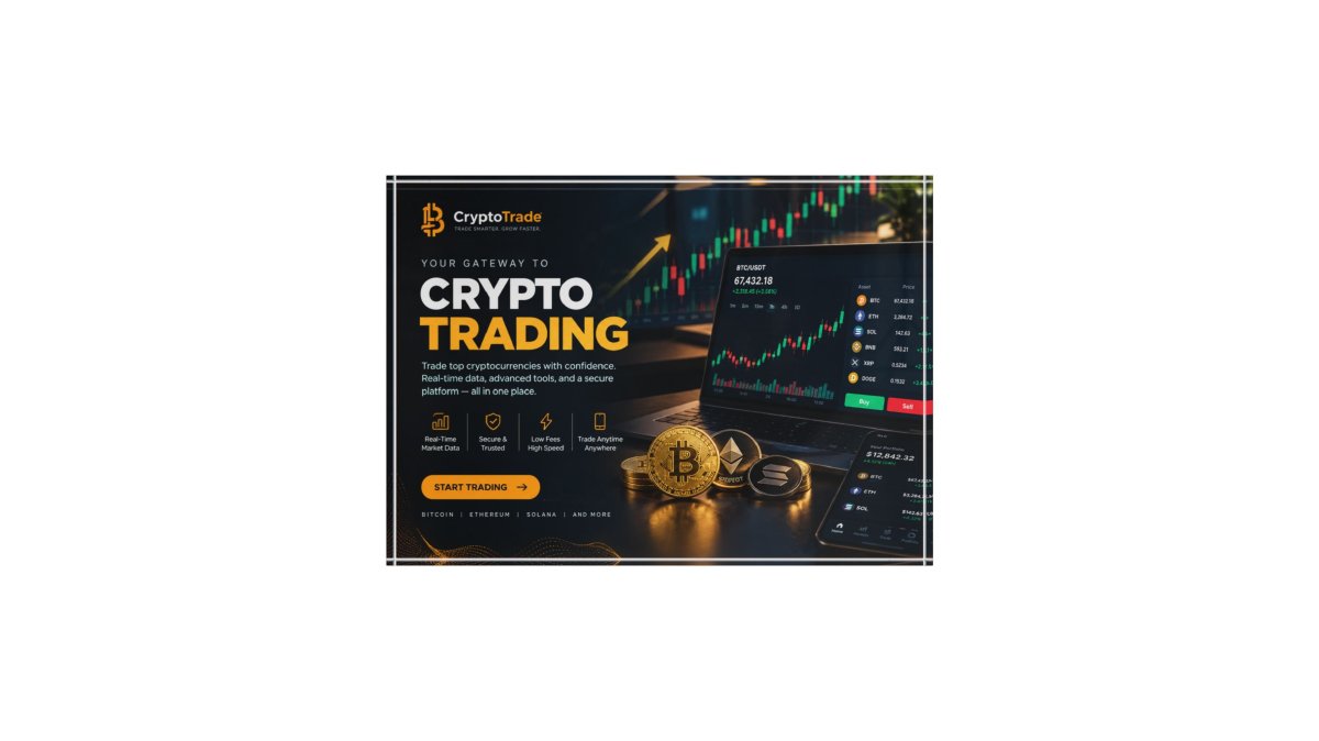 Custom Printed Crypto Trading Photo Block
