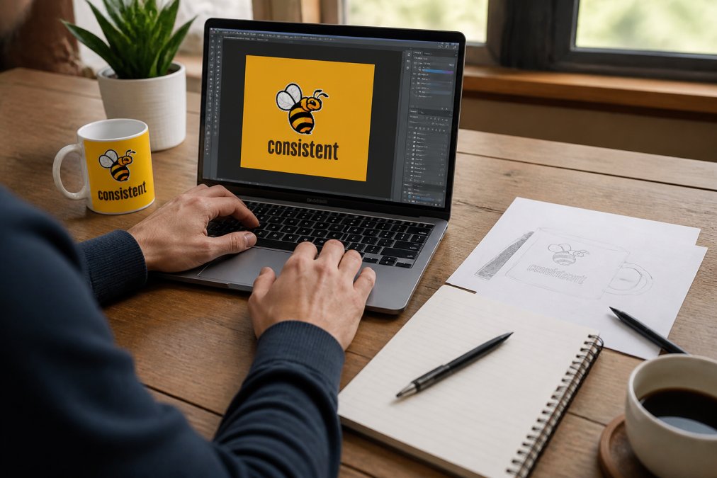 Step-by-step visual guide for Hands for custom printed mugs with fast shipping