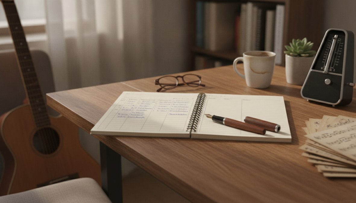 Daily Guitar Practice Log Template: Track Progress Like a Pro
