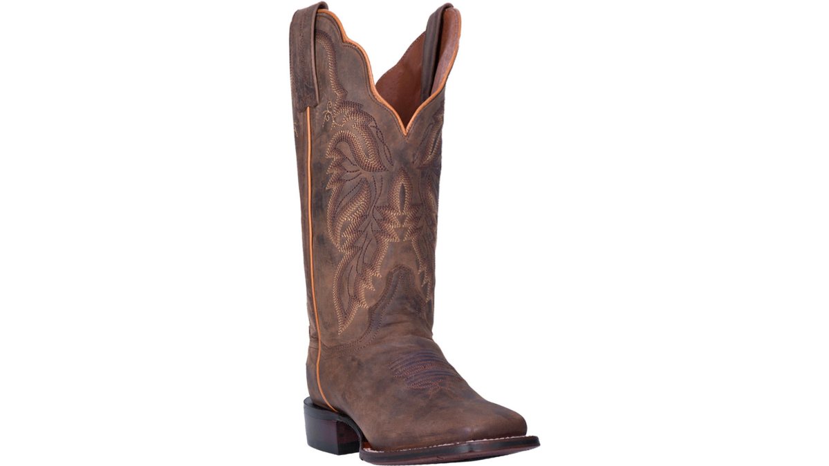 Dan Post Women's Brown Western Boots - Wide Square Toe