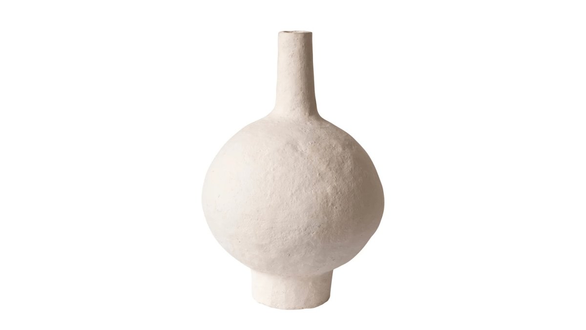 Vaso Decorativo in Cartapesta Fatto a Mano