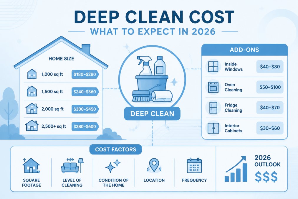 Deep Clean Cost: What to Expect in 2026