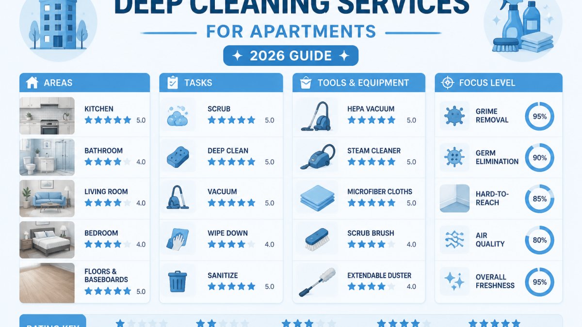Deep Cleaning Services for Apartments: 2026 Guide