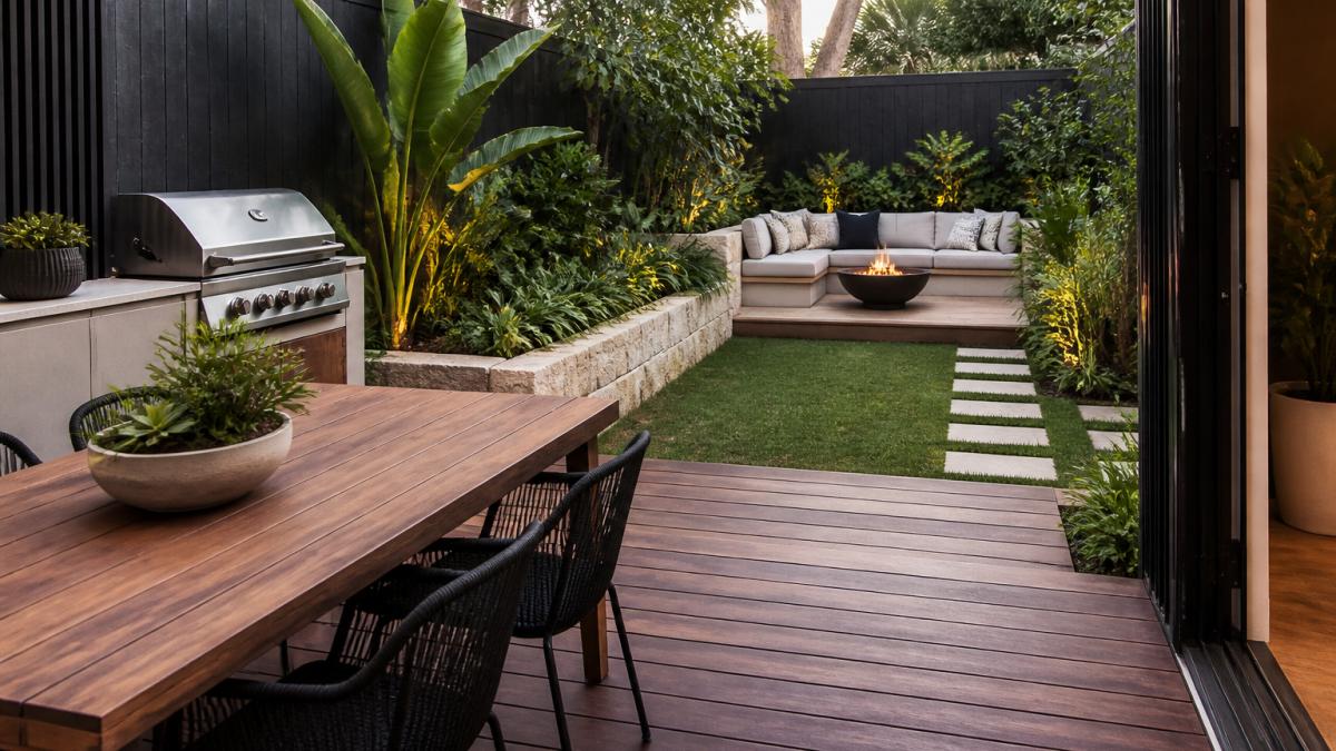 Design Functional Outdoor Living Areas for Small Backyards