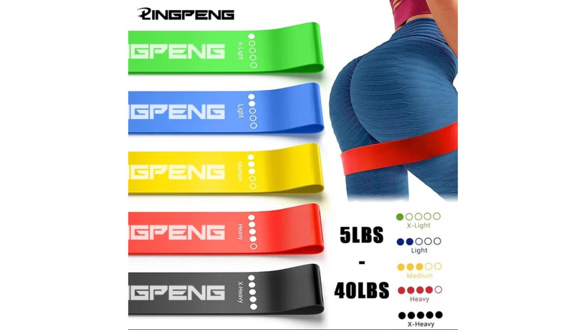Different Resistance Bands Yoga Band Fitness Exercise Training Hip Tension Band Leg Squat Dance Elastic Loop Stretch Band