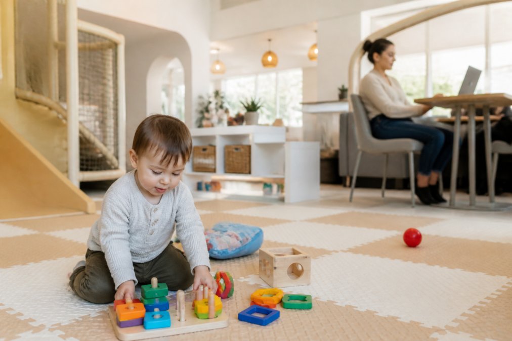 Professional illustration showing Discovery Cafe alternatives for scottsdale parents