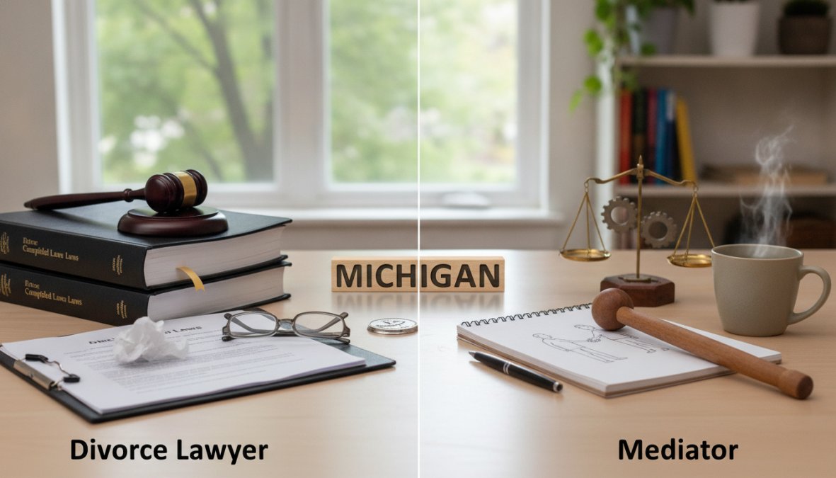 Divorce Lawyer vs Mediator in Michigan: A Complete Comparison