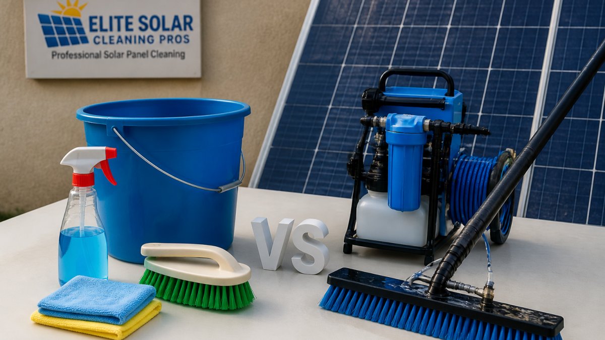 DIY vs Professional Solar Cleaning: Which Wins?