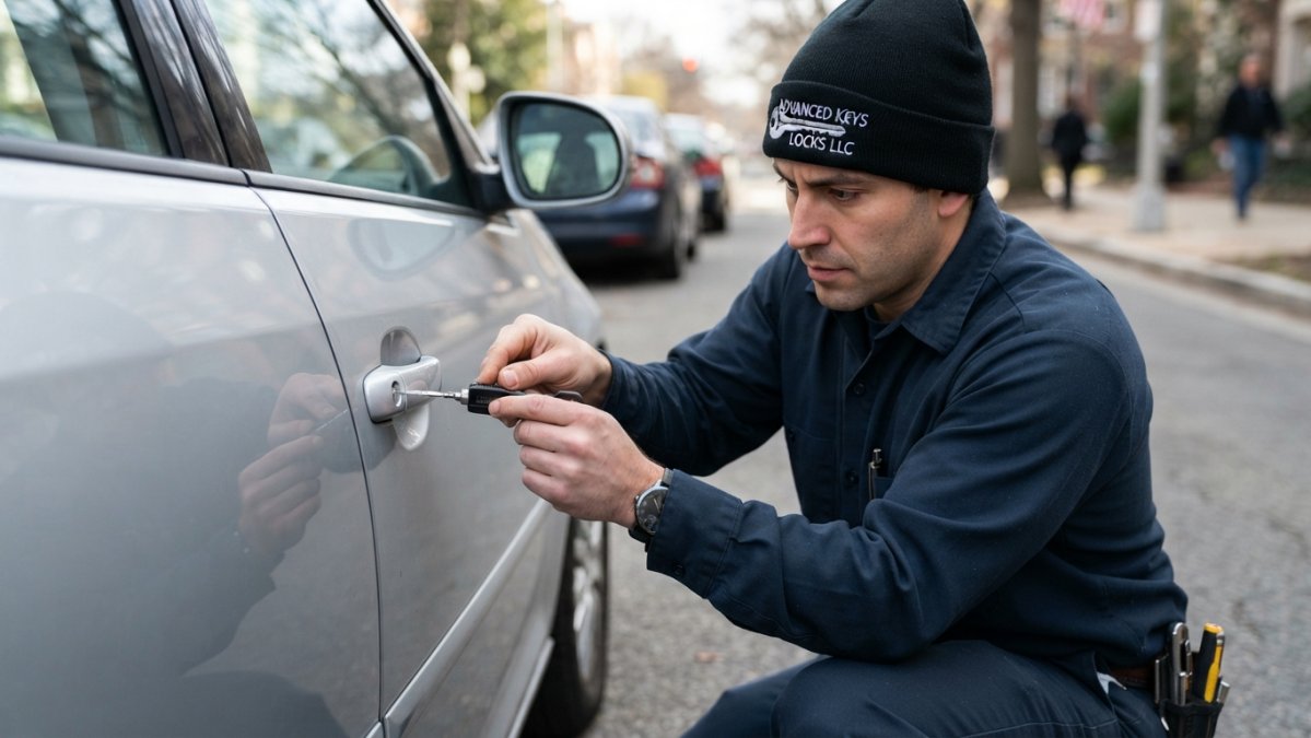 Locksmith using a programming device on a transponder key to show if do all car keys need to be programmed