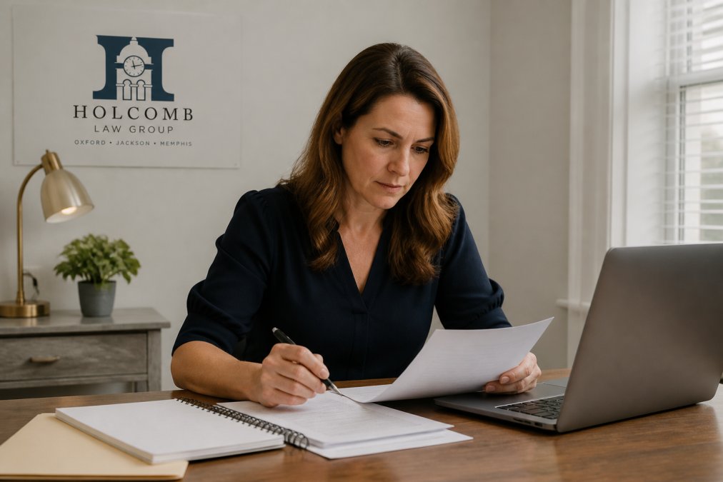 Person reviewing probate legal documents at a desk while deciding do i need a local attorney for probate