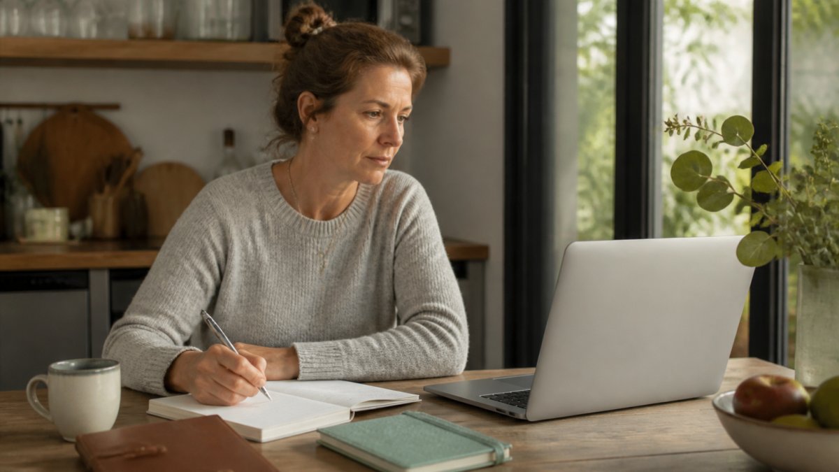 Step-by-step checklist for preparing notes to discuss symptoms with menopause doctors