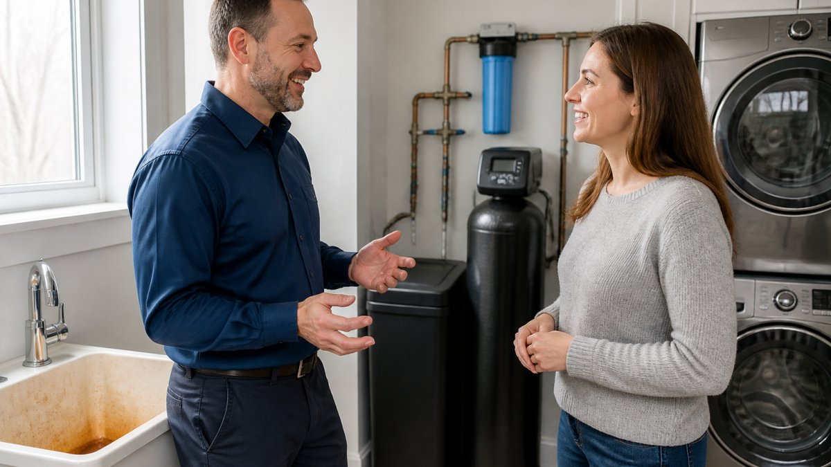 Does a Water Softener Remove Iron Stains?