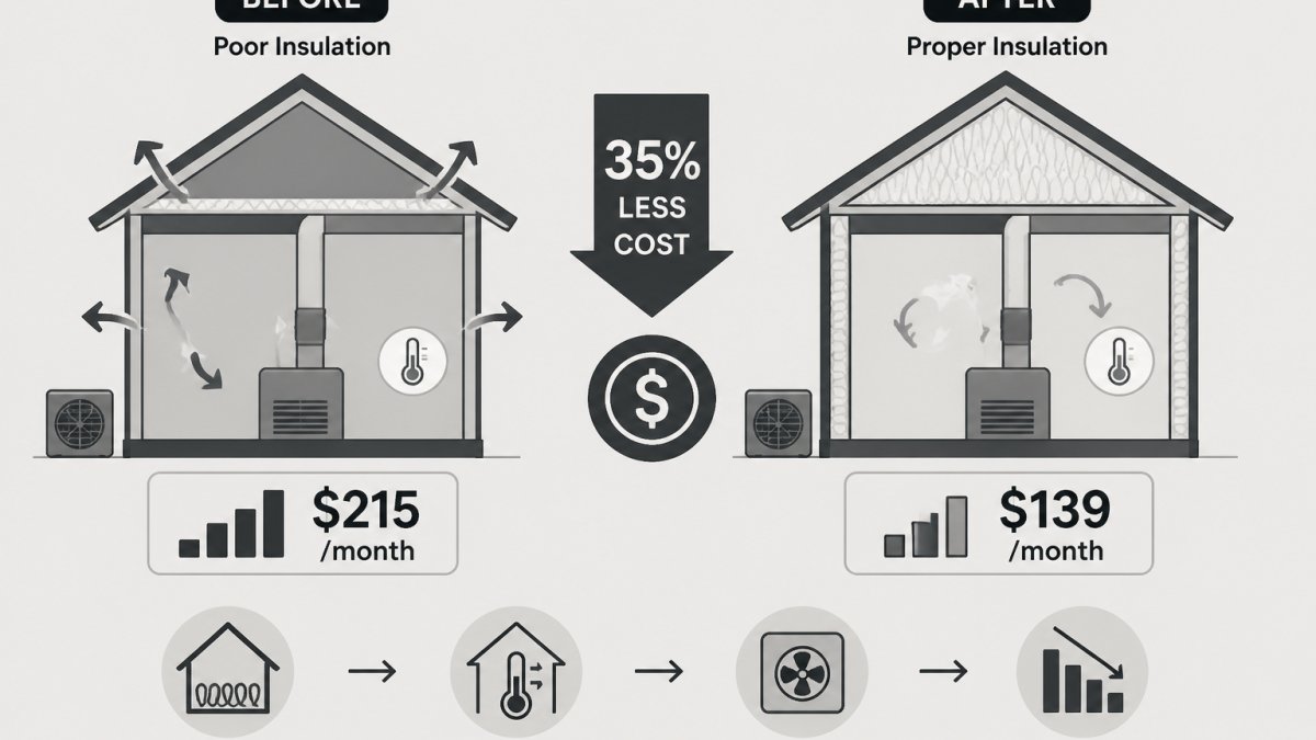 Does Adding Insulation Reduce HVAC Energy Bills?
