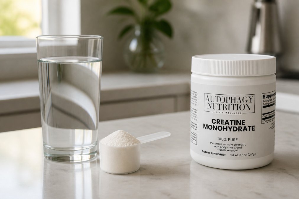 Professional illustration showing Close for does creatine break a fast