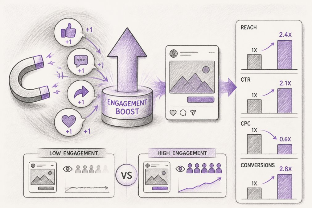 Does Fast Social Engagement Boost Ads? The Real Data