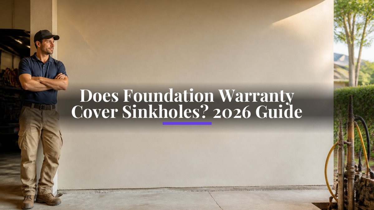 Does Foundation Warranty Cover Sinkholes? 2026 Guide