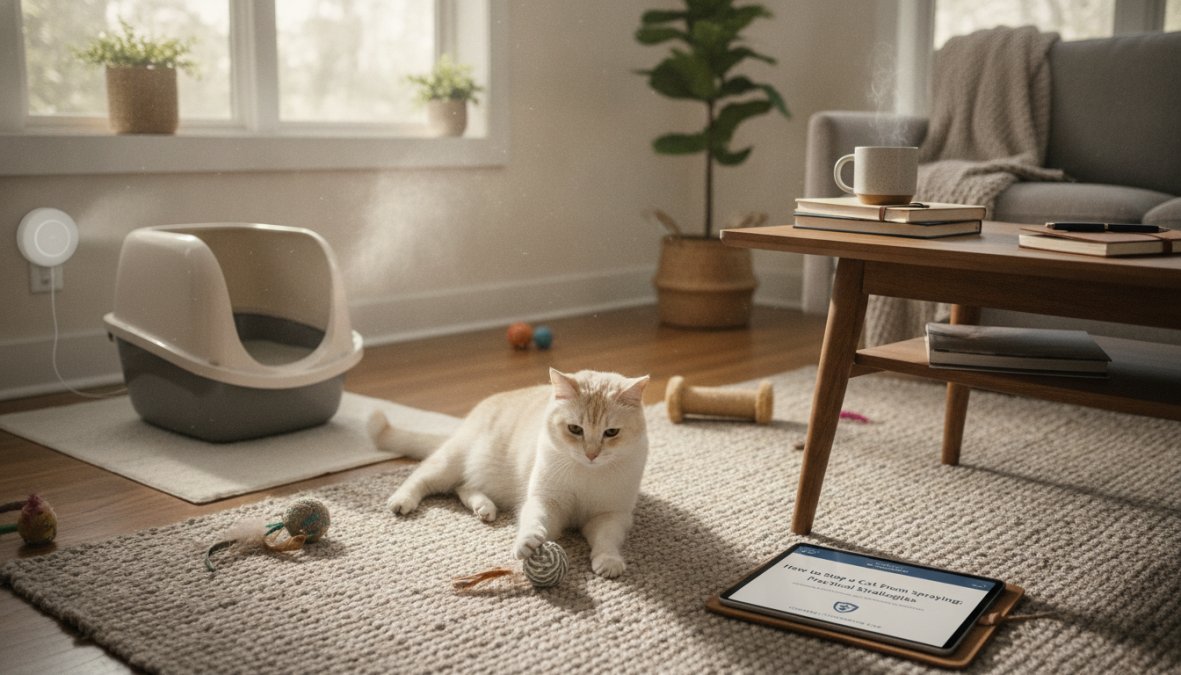 Step-by-step visual guide for does neutering a cat stop spraying
