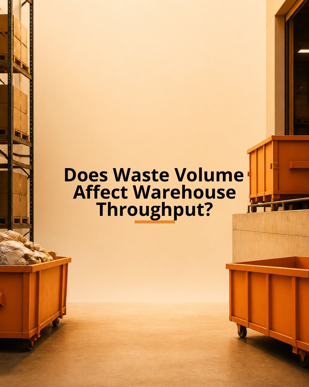 Does Waste Volume Affect Warehouse Throughput?