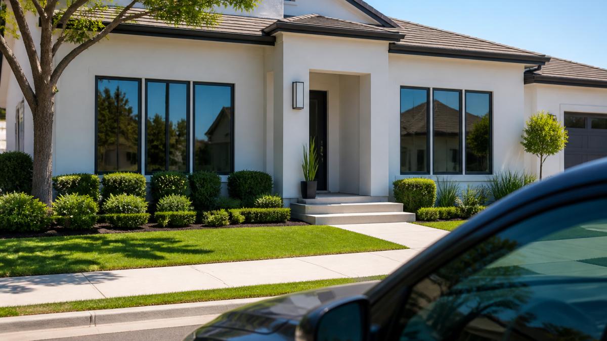 Infographic showing how window tinting increases home value through improved curb appeal, privacy, and solar efficiency.