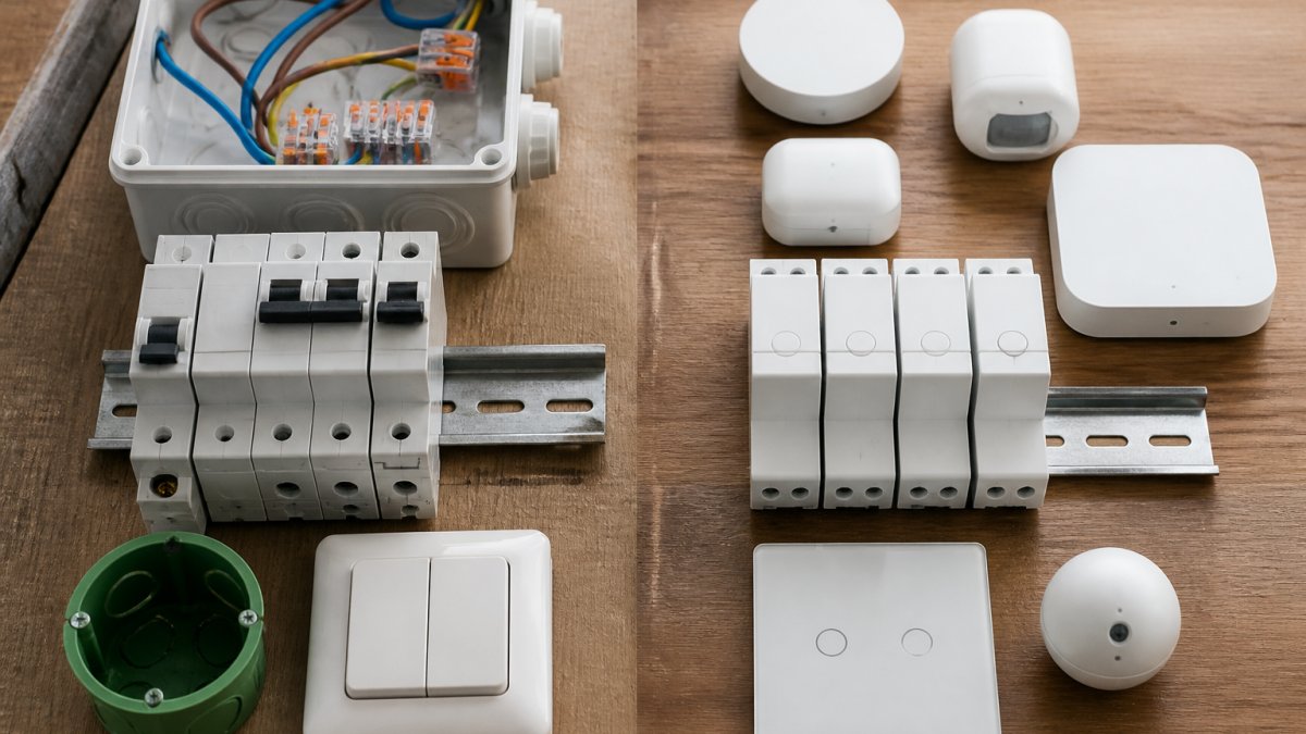 Domotica vs traditionele elektriciteit: volledige vergelijking