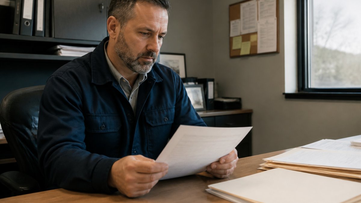 CDL driver checking FMCSA credentials to ensure DOT testing site compliance on a computer screen