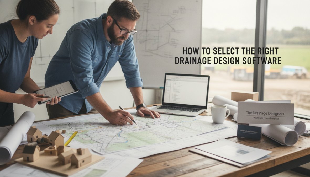 Step-by-step visual guide for Architect for drainage design software