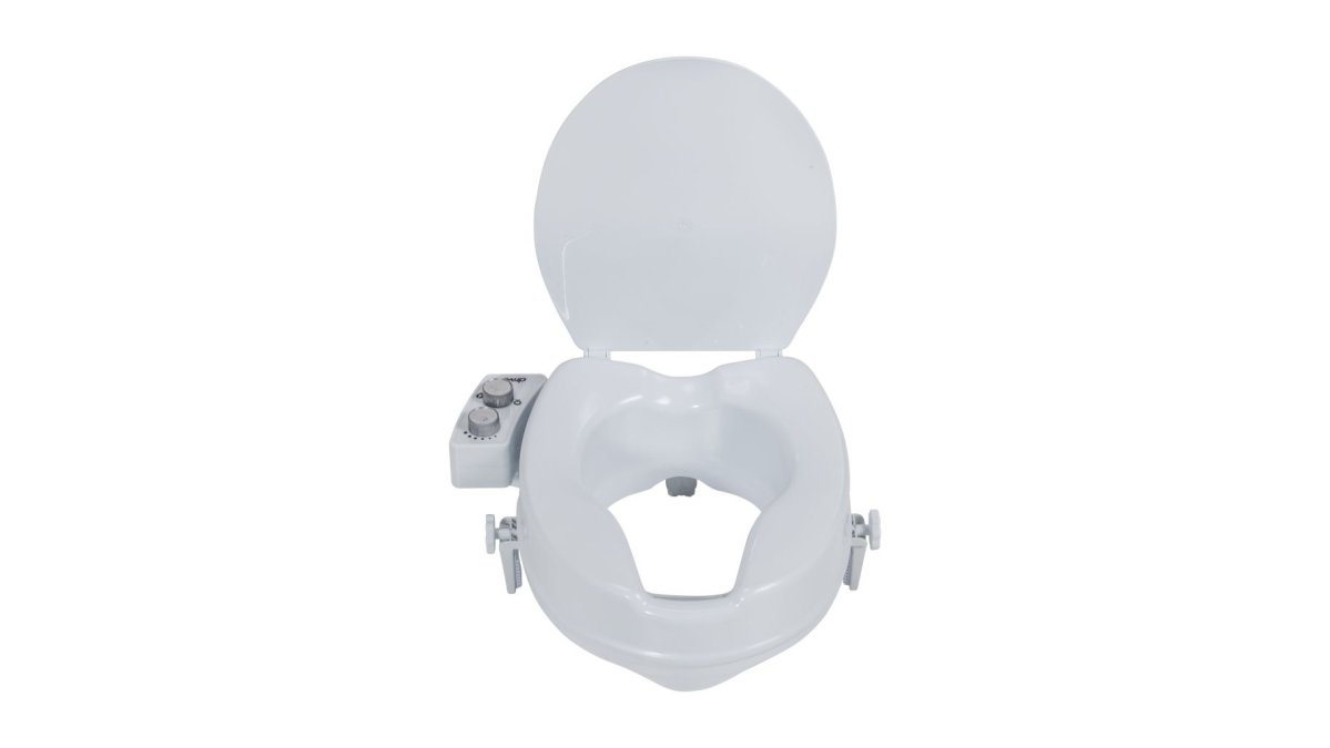 Drive Medical PreserveTech Raised Toilet Seat with Bidet