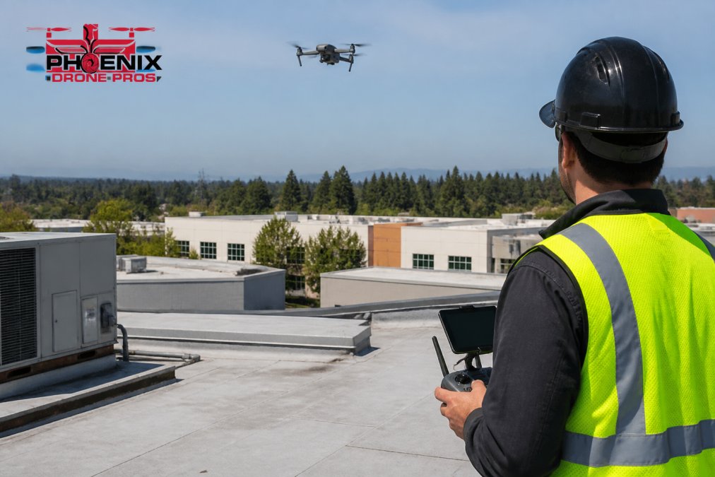 Drone Inspection for Commercial Roof Maintenance