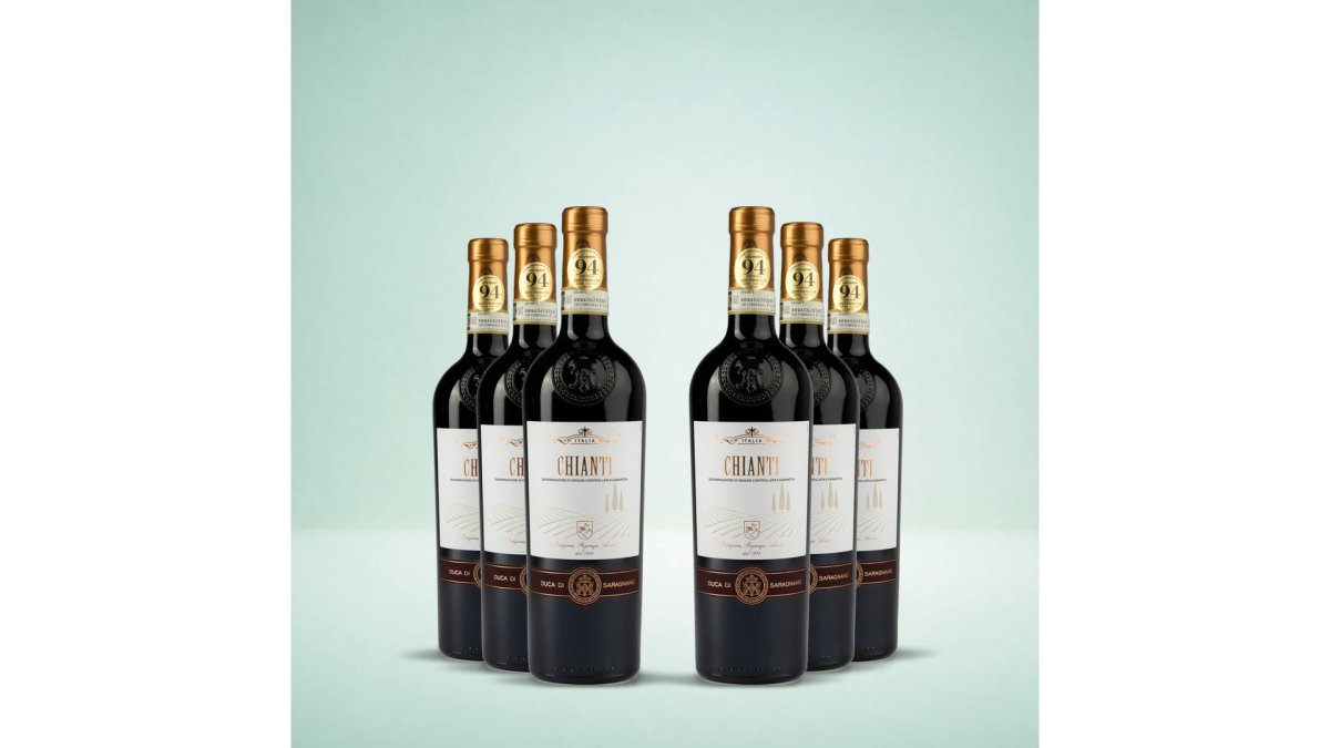 Duca di Saragnano, Chianti DOCG, 6-pack (6 flaskor — 117 kr/flaska)
